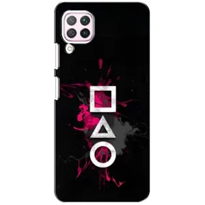 Чохол Гра в кальмара для Huawei P40 Lite (Символи Гра кальмара)
