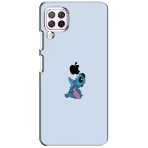 Чохол з принтом Стіч на Huawei P40 Lite (Stitch apple)