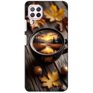 Чохол з принтом «Темна кава» для Huawei P40 Lite