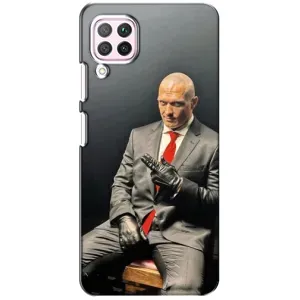 Чехол с принтом «Усик Hitman» для Huawei P40 Lite