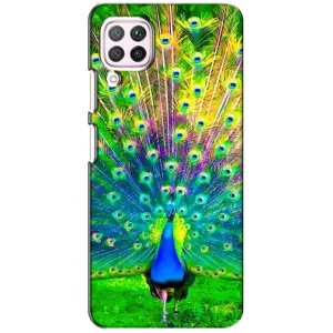 Чохол з принтом «Яскравий Павлин» для Huawei P40 Lite