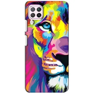 Чехол со Львом для Huawei P40 Lite (VPrint) (Яркий Лев)