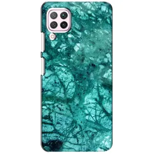 Мраморний чехол на Huawei P40 Lite (VPrint) (Зелений мрамор)