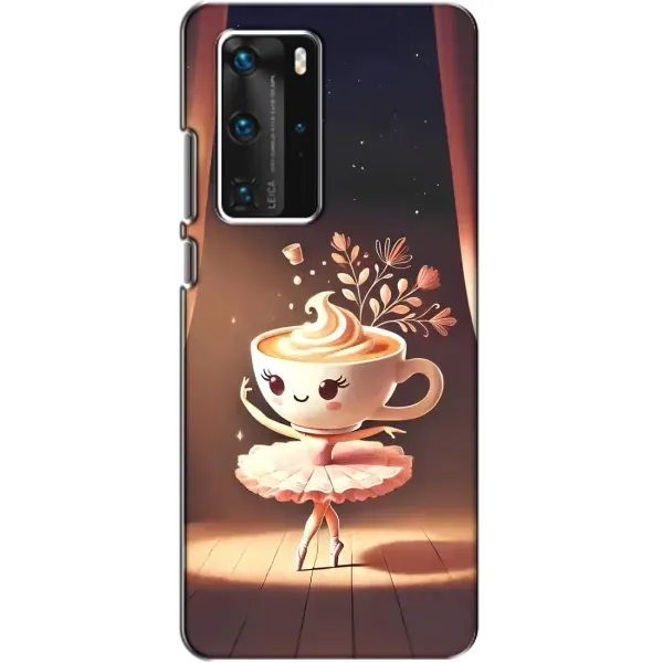 Чохол з принтом «Балерина капучина» для Huawei P40 Pro