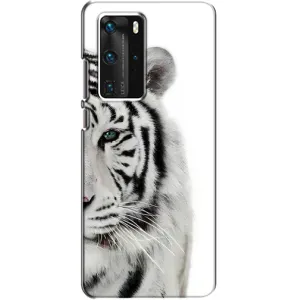 Чохли з картинкою животних Huawei P40 Pro (Білий Тигр)