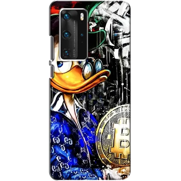 Чохол з принтом «Біткойн Скрудж» для Huawei P40 Pro
