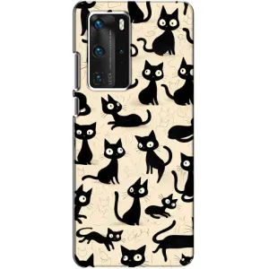 Чохол з малюнком кіт на Huawei P40 Pro
