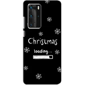 Рождественские, Праздничные Чехлы для Хуавей П40 Про (Christmas loading)