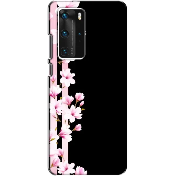 Чохол з принтом «Квіточки» для Huawei P40 Pro