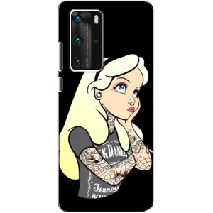 Чохол з принтом «Дівчина в тату» для Huawei P40 Pro