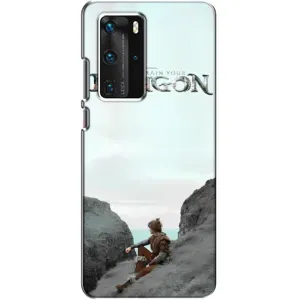 Чехол как приручить дракона на Huawei P40 Pro (Дракон лого)
