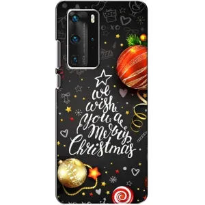 Рождественские Чехлы для Huawei P40 Pro (VPrint) (Елочка)