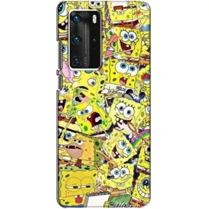 Чохол з принтом «Емоції Спан Боба» для Huawei P40 Pro