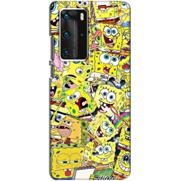Чохол з принтом «Емоції Спан Боба» для Huawei P40 Pro