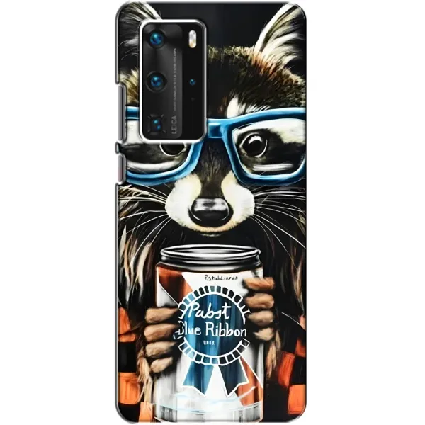 Чохол з принтом «Єнот з банкою» для Huawei P40 Pro