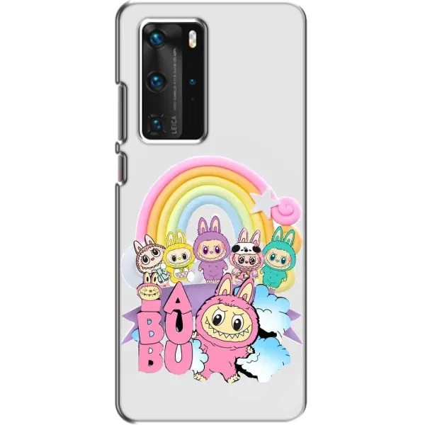 Чохол з принтом «Фон Лабубу» для Huawei P40 Pro