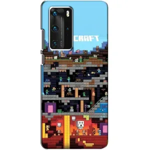 Чохол з принтом «фон Minecraft» для Huawei P40 Pro