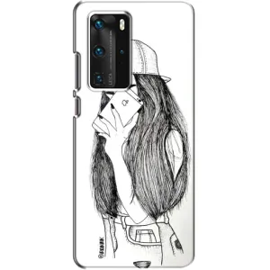 Чохол з принтом «Фото дівчини» для Huawei P40 Pro