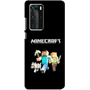 Чохол з принтом «герої Minecraft» для Huawei P40 Pro