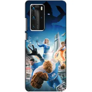 Чехол с принтом Фантастическая четверка для Huawei P40 Pro (Герои Фантастическая Четверка)