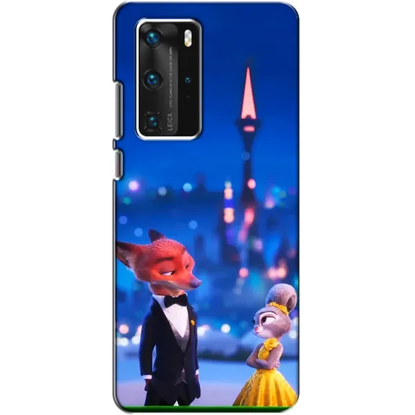 Чехол с принтом «Романтический вечер Зверополис» для Huawei P40 Pro