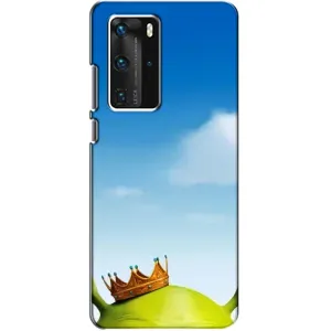 Чехол с мультфильмом Шрек на Huawei P40 Pro (Голова Шрека)