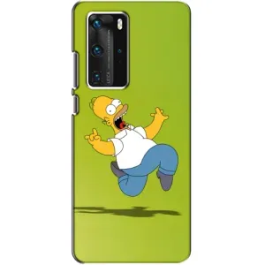 Чехол с Симпсонами для Huawei P40 Pro (VPrint) (Гомер Симпсон)