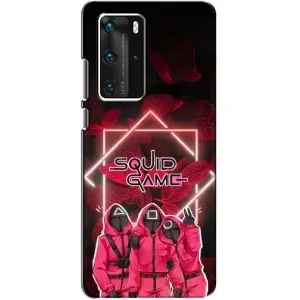 Чехол Гра в кальмара для Huawei P40 Pro (Охранники Игра кальмара)