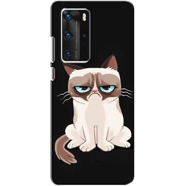 Чохол з принтом «Сумний кіт» для Huawei P40 Pro Чохол з принтом «Сумний кіт» для Huawei P40 Pro