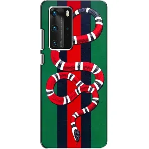 Чохол з принтом «Gucci змія» для Huawei P40 Pro