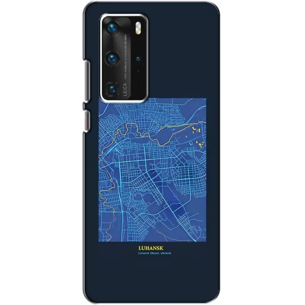 Чохол з принтом «Луганськ» для Huawei P40 Pro