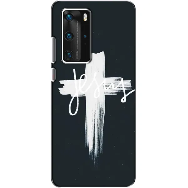 Чохол з принтом «Ісус» для Huawei P40 Pro