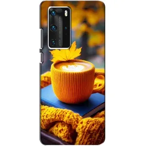 Чохол з принтом «Кава на жовтому пледі» для Huawei P40 Pro