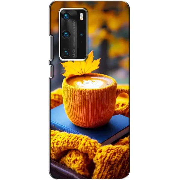 Чохол з принтом «Кава на жовтому пледі» для Huawei P40 Pro Чохол з принтом «Кава на жовтому пледі» для Huawei P40 Pro