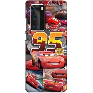 Силиконовый чехол Маквин для Huawei P40 Pro (Коллаж Молния Маквин)