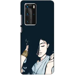 Чохол з принтом «Гарна дівчина» для Huawei P40 Pro
