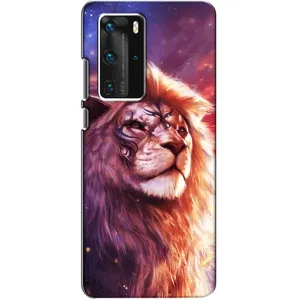 Чохол з принтом «Красочний Лев» для Huawei P40 Pro