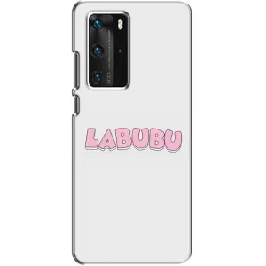 Чохол з принтом «Лого Лабубу» для Huawei P40 Pro