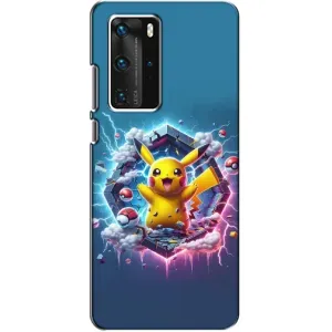 Чохол з принтом «Лого Пікачу» для Huawei P40 Pro