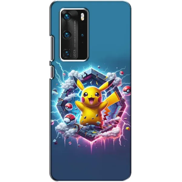 Чохол з принтом «Лого Пікачу» для Huawei P40 Pro Чохол з принтом «Лого Пікачу» для Huawei P40 Pro