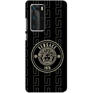 Чохол з принтом «Лого Версаче» для Huawei P40 Pro