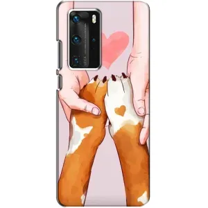 Чохол з принтом «Любовь до собак» для Huawei P40 Pro