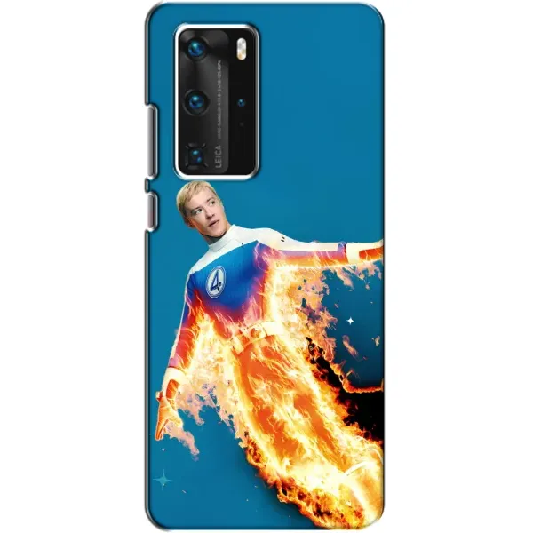 Чохол з принтом «Людина-факел у вогні» для Huawei P40 Pro