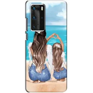 Чохол з друком для Huawei P40 Pro - (Мама з дитинкою) (AlphaPrint)