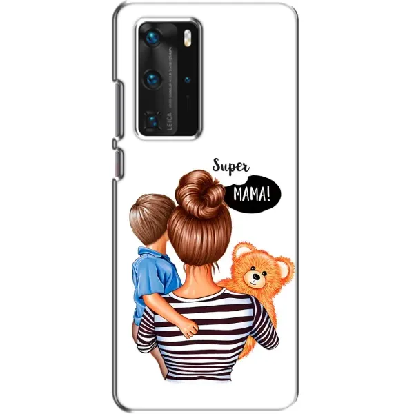 Чохол з принтом «Мама з синочком» для Huawei P40 Pro
