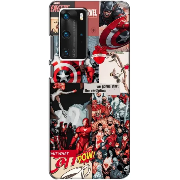 Чохол з принтом «Марвел Комикс» для Huawei P40 Pro