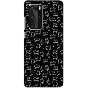 Чохол з принтом «Маленькі котики» для Huawei P40 Pro