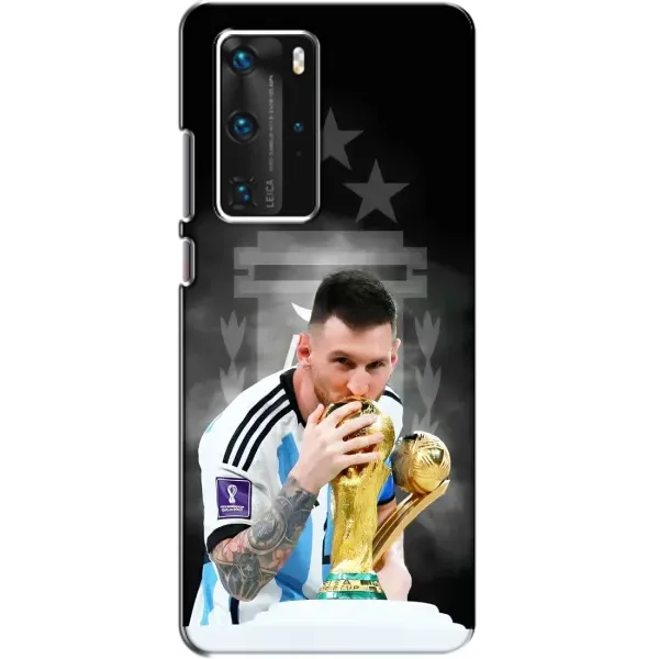 Чохол з принтом «Мессі Чемпіон» для Huawei P40 Pro