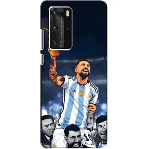Чохли для Huawei P40 Pro (Leo чемпіон) (AlphaPrint) (Мессі з кубком)