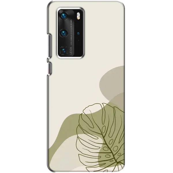 Чохол з принтом «Зелена монстера дизайн» для Huawei P40 Pro Чохол з принтом «Зелена монстера дизайн» для Huawei P40 Pro
